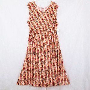 Chaus XXL Sleeveless Desert Bloom A-Line Midi